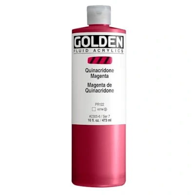 Image of Golden : Fluid Acrylic Paint 473ml (16oz) Quinacridone Magenta