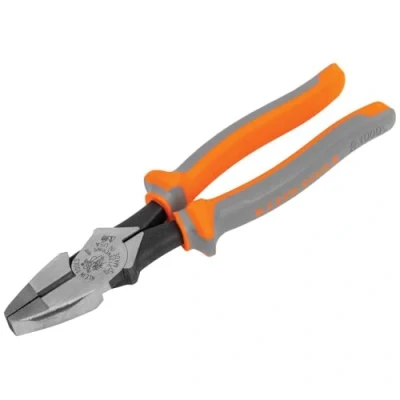 Image of Klein Tools 2139NERINS 1000V Insulated Side Cutter Pliers, High Leverage Design, Induction Hardened Knives, 9 Inch