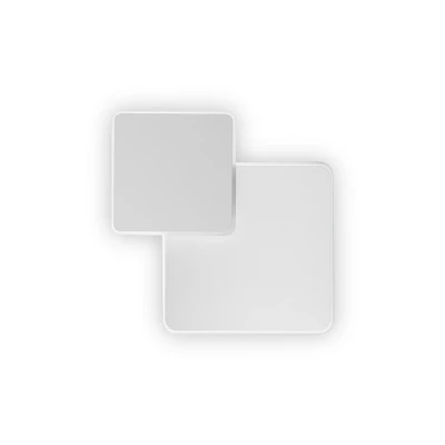 Image of Pouche LED Decorative Square Flush Wall Light White, 3000K