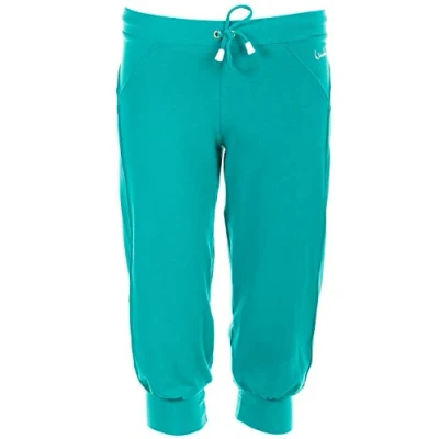 Image of Winshape WBE5 Women&#039;s Leisure Sports Capri 3/4 Length Tracksuit Bottoms, Womens, OCEAN GREEN S, Ocean/Green, S