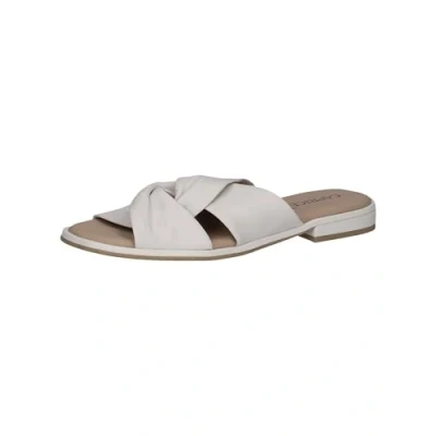 Image of CAPRICE Women&#039;s 9 27100 42 Flat Sandal, White Nappa, 8 UK