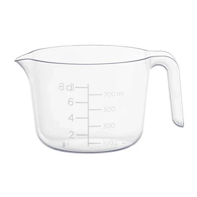 Image of Gastromax Food Storage Container, Polypropylene, Transparent/White, 0,8 L