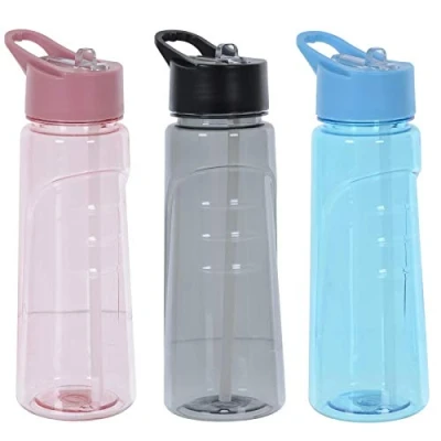 Image of Hodge and XS Stock 3 Pack of Reusable Water Bottles Drinking Sports Tritan Plastic 750ml