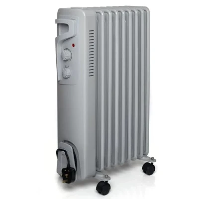 Image of Futura Oil Filled Radiators Free Standing 2000W, 9 Fin Electric Heater with 3 Heat Settings, Energy Efficient Thermostat, Radiator Ideal for Home and Office Use