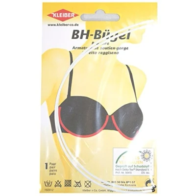 Image of Kleiber Bra Underwires to Fit Size 36DD/38D/40C/42B, White, 95 mm