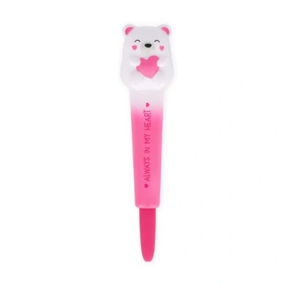 Image of LEGAMI Stress Relief Gel Pen Squeezies Stationery Relaxing Concentration Anti Limited Edition Super Soft Pink Ink Tip Diameter 1mm