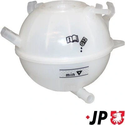 Image of 1K0121407AALT Expansion Tank JP GROUP 1114700500 without lid VOLKSWAGEN: Golf 5, Tiguan I, Passat B7 Saloon, AUDI: Q3, A3 Sportback, Hatchback