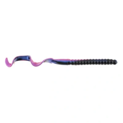 Image of Berkley PowerBait® Power Worm Fishing Bait, Tequila Sunrise, 4in 10cm, Irresistible Flavor, Classic Curly Tail Profile, Ideal for Spring, Summer and Fall