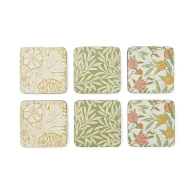 Image of Morris &amp; Co Simply Mixed Set of 6 Coasters