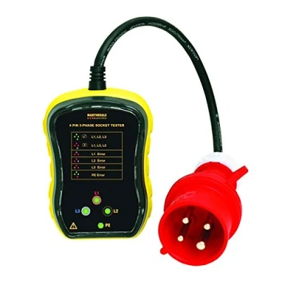 Image of Martindale PC104/32 3 Phase Industrial Check Plug, 32A, 4 Pin