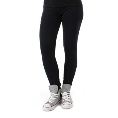 Image of Ladies Superdry Orange Label Super Skinny Joggers in Eclipse Navy, Blue, Small
