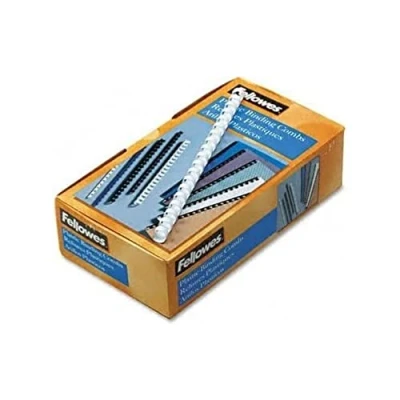Image of Fellowes Value 8mm Binding Combs White (Pack of 100)
