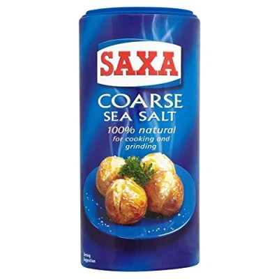 Image of Saxa Coarse Sea Salt (350g) Pack of 2