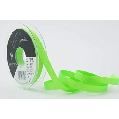 Image of Berisfords Grosgrain Ribbon, Flo Green, 10 mm, 10mm