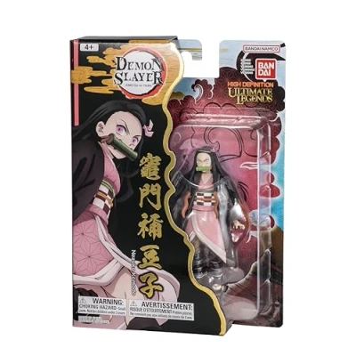 Image of BANDAI Ultimate Legends Nezuko Kamado Action Figure 12.5cm Anime With 27 Points Of Articulation And Accessories Gift Collectable Demon Slayer Manga Merch Figures