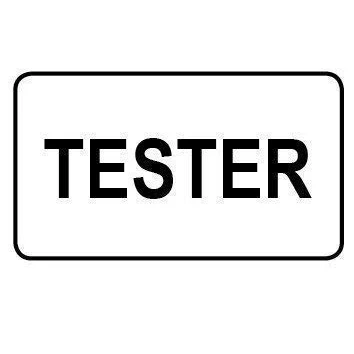 Image of 500 &#039;Tester&#039; Stickers 8 x 14mm Labels in a Choice of Colours (Clear)