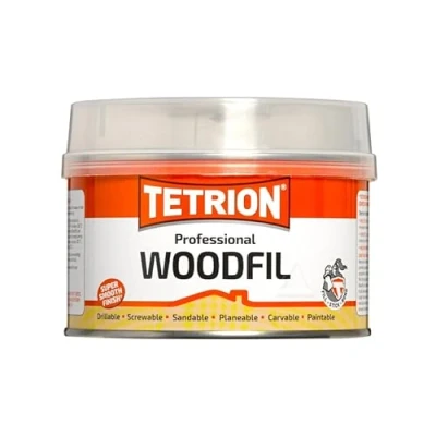 Image of Tetrion Professional Woodfil, Smooth Finish Wood Filler, White, 400 g