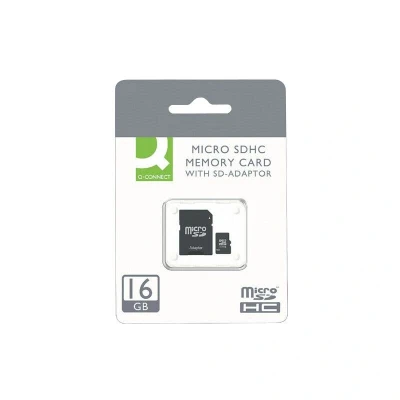 Image of Q Connect 16GB MicroSD Card Class 10 KF16012