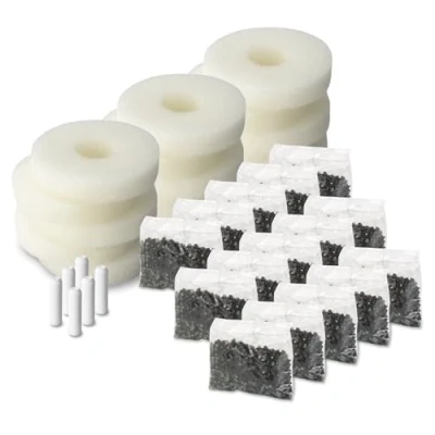 Image of Pisces 15 Pack Compatible Refill Service Kit for Oase biOrb with Filter Media &amp; Airstone