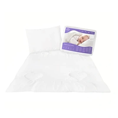Image of Anti Allergy Duvet and Pillow Set 135x100 cm for Baby COT Bed