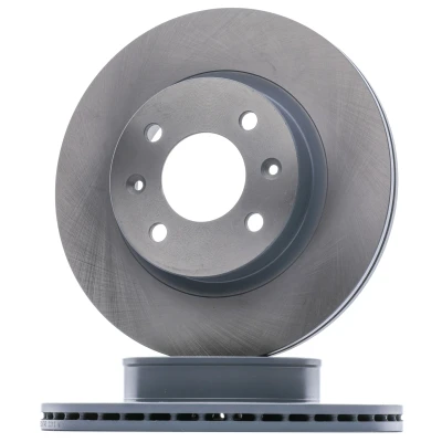 Image of 5171207700, 517120X700, 51712B4000, 51712B9000, 51712K7700 Brake disc FEBI BILSTEIN 108511 Front Axle 252mm 18mm 4 Hole 100mm internally vented Coated
