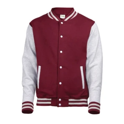 Image of AWDis JH043MOXN / BURM, Men&#039;s Jacket, Multicolored (Burgundy/Heather Grey), Medium