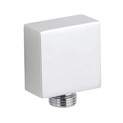 Image of Nuie A3245 Shower Accessories Square Outlet Elbow, Chrome