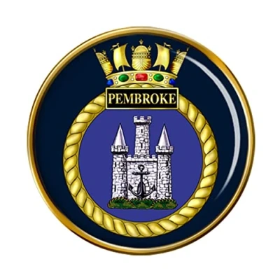 Image of HMS Pembroke, Royal Navy Pin Badge