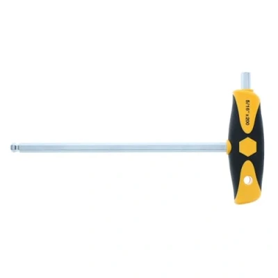 Image of Wiha 54005 Soft Grip Ball Hex Inch Dual Driver T Handle, 5/16