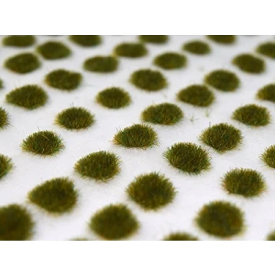 Image of War World Scenics Self Adhesive Static Grass Tufts x 100 Autumn, 2mm Model Railway Wargame Scenery Railroad Modelling Diorama Miniature Hobby Tabletop