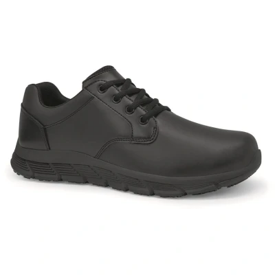 Image of Shoes for Crews Work Saloon II Woman Smart and Casual lace up Trainers, Secure fit, Slip Resistant, Water Repellent, Leather, OB E SR Low Shoe Women
