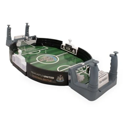 Image of Hy Pro Officially Licensed Newcastle F.C. Mini Tabletop Football Game, NUFC, 2 Balls, Portable, Interactive, Table, Perfect Gift, for Kids Adults and Family Fun