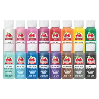 Image of Apple Barrel 16PC Set, Multi, 59 ml (Pack of 16)
