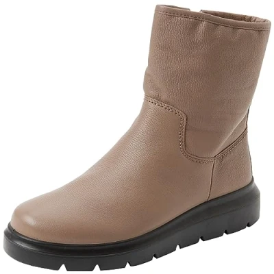 Image of ECCO Women&#039;s Nouvelle Boots, Taupe, 4 UK