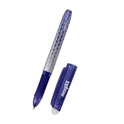 Image of Online MagiXX Gel Pen Blue with 0.7 mm Line Width, Rollerball Erasable for Beginners &amp; the Office, Set, Ballpoint Pupils, Student