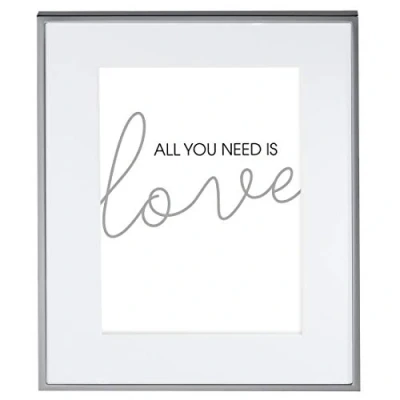 Image of Hama Line Picture Frame Glossy Silver 13 x 18 cm, Metal