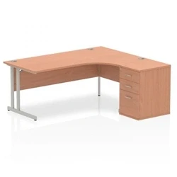 Image of Impulse 1800 Right Hand Cantilever Workstation 600 Pedestal