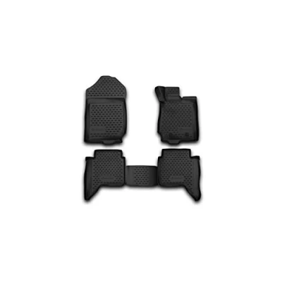 Image of Element Tailored Custom Fit 3D Rubber Floor Mats for FORD Ranger Double Cab, 2011 2019