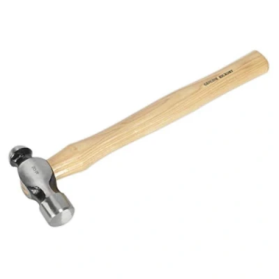 Image of Sealey Premier Ball Pein Hammer 2.5lb Hickory Shaft
