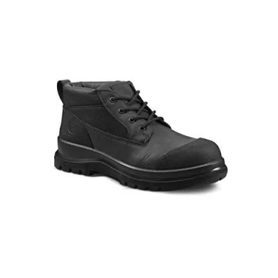 Image of Carhartt Men&#039;s Detroit Rugged Flex S3 Chukka Safety Boot, Black, 47