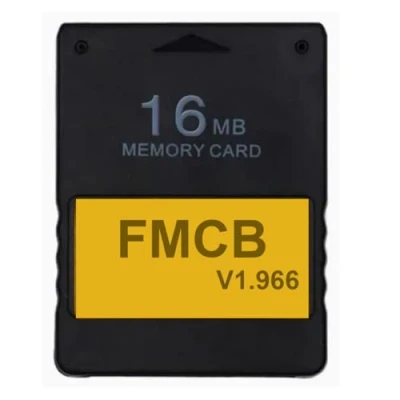 Image of &quot;Memory Card for PS2 with Free McBoot FMCB v1.966 Plug and Play PlayStation 2, Run Games from USB or Hard Disk, Retro Gaming Compatible Fat &amp; Slim (Excludes SCPH 9000xxx) (16MB)