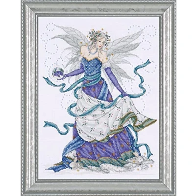 Image of Design Works Counted Cross Stitch Kit, Cotton, Blue, Purple, White, by The Yard
