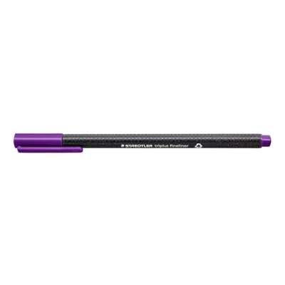 Image of STAEDTLER 334 6 Triplus Fineliner Superfine Pen, 0.3mm Line Width Violet (Box of 10)