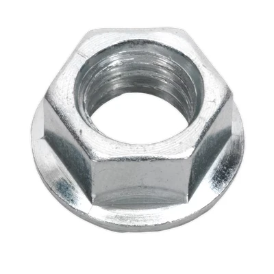 Image of Sealey Flange Nut Serrated M10 Zinc Pack of 100