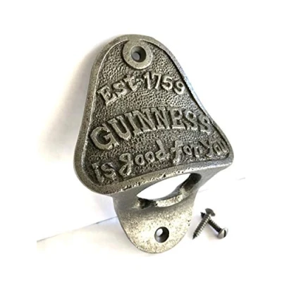 Image of Guinness CAST Iron BAR Wall Mounted Bottle Opener