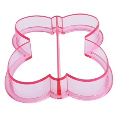 Image of HENGSONG Kids Sandwich Cutter Cookie Cutter, Bread Food Mold Random Color, Butterfly Shaped