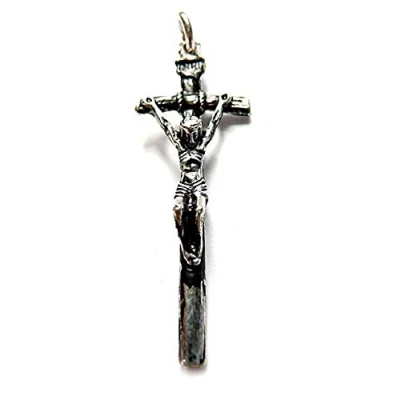Image of 925SX444 GF Cross Crucifix pendant (Silver) 925 Sterling Silver finish