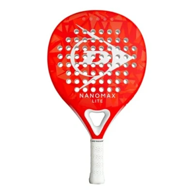Image of Dunlop Nanomax LITE Unisex Padel racket, Size: One Size, Orange/light orange/white