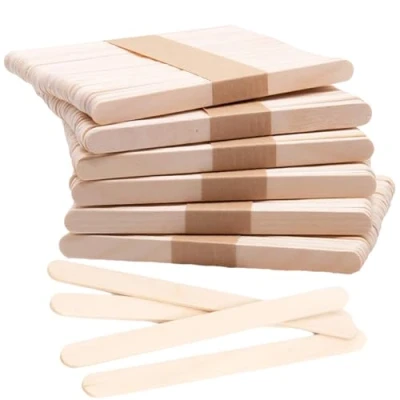 Image of Kids B Crafty 300 Lolly Sticks for Craft, Lollipop, Wood, Smooth, Wooden114mm Lollypop, Ice, Crafts, Popsicle