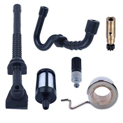 Image of Oil Pump Worm Gear Fuel Line Filter for Stihl MS180 MS170 018 017 Replacement Parts 1123640 3201